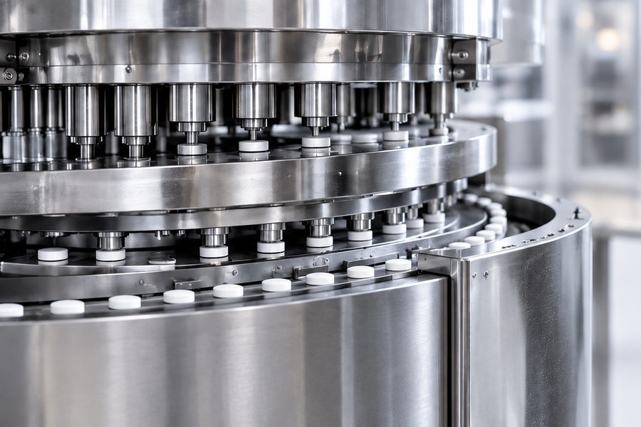 Rundlaufpresse — Tablettierung in der Produktion bei IBEDA-CHEMIE