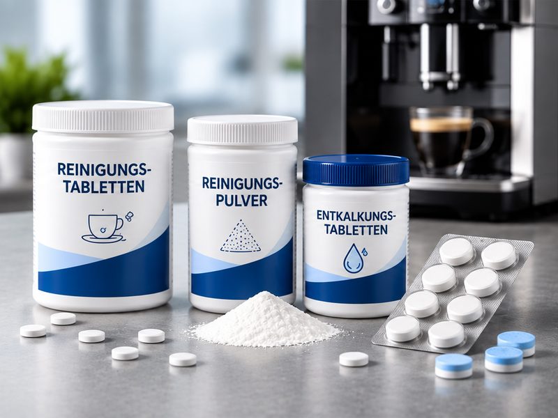 Ihre Verpackungslösung — Reinigungstabletten und Pulver in Dosen und Blistern